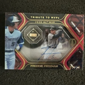 2022 Topps Tribute - Omaggio agli autografi Mvps Freddie Freeman #TTM-FF Rosso /10 - Foto 1 di 2