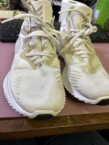 Adidas Alphabounce Shoes Mens Size 9 White Running Continental Sole AC8274 - Picture 1 of 8