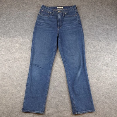 Madewell Jeans Womens 28 Blue Curvy Perfect Vintage Straight High Rise Denim - Image 1 of 4