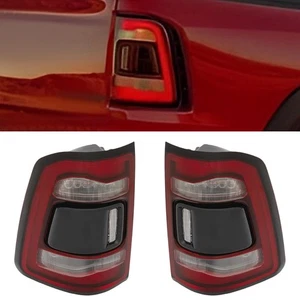 For 2019-2022 Ram 1500 LED Tail Lights with Blind Spot Rear LED Lamps Left+Right - Picture 1 of 22