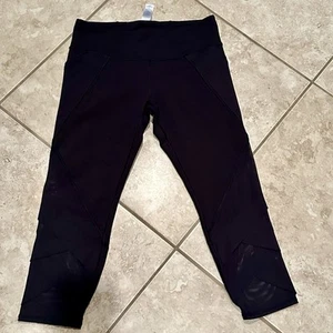 EUC Ivivva Girls Capri Legging W/inserts Sz 14 - Picture 1 of 4