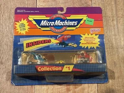 Micro Machines - Insiders Collection #1 1955 T Bird 1955 Corvette Galoob 1989 Foto 1 de 4