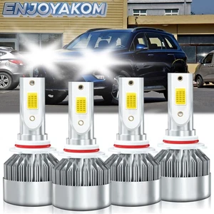 For Hyundai Santa Fe 2019-2022 LED Headlight Kit Bulbs High-Low Beam 4x 6000K - Picture 1 of 11
