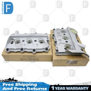 OEM 2PCS Engine Valve Covers 06E103471G 06E103472L For Audi A6 A4 2.4 3.2L - Picture 1 of 5