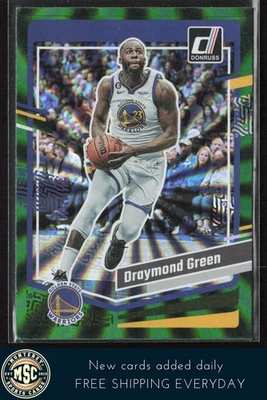 Draymond Green 2023-24 Donruss Green Laser Holo #61 Golden State Warriors Foto 1 de 2
