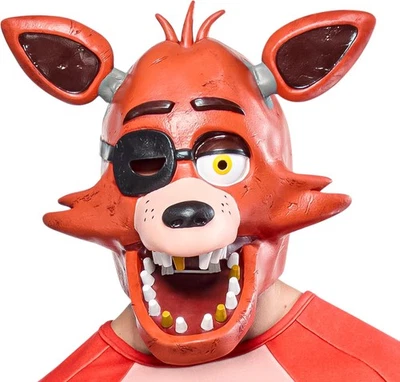 Foxy Latex Mask Five Nights Freddy's Fancy Dress Up Halloween Costume Accessory - Image 1 of 2