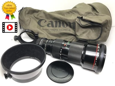 【MINT+++ w/Hood Case】 Canon New FD NFD 50-300mm F4.5 L Zoom MF Lens From JAPAN - Image 1 of 4