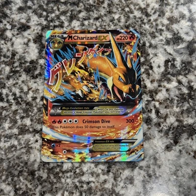 M Charizard EX 13/106 Pokemon TCG XY Flashfire Holo Ultra Rare Moderately Played - Image 1 of 4