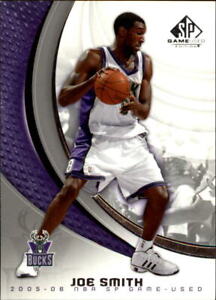 2005-06 SP Game Used Milwaukee Bucks Basketball Card #54 Joe Smith