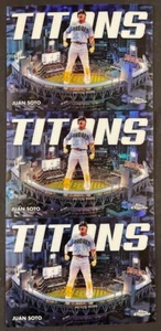 (3) 2023 Topps Chrome Titans Insert #CT-6 Juan Soto - Picture 1 of 2