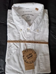 ETERNA HERREN HEMD KURZARM, SLIM FIT Gr. 37/38 UPCYCLING SHIRT MAßEN BEACHTEN! - Bild 1 von 12