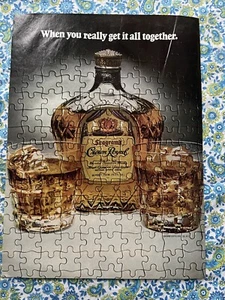 🔥🔥Vintage 1979 Seagram’s Crown Royal Print Ad Puzzle Picture Ad 🔥🔥 - Picture 1 of 7