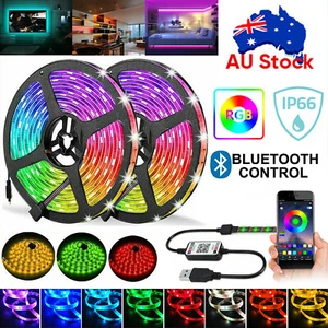 12V Bluetooth USB RGB LED Strip Lights IP66 Waterproof 5050 5M 300 LEDs AU Stock - Picture 1 of 15