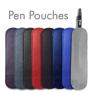 Parker Jotter Compatible Leather Pen Pouch / Case - Choose Colour