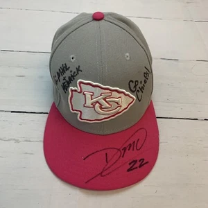New Era Kansas City Chiefs Dexter Mccluster Signed Fitted Cap - Picture 1 of 4