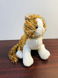 Striped Alley Cat Plush Tabby No Code Orange Stuffed Animal 9” Webkinz Ganz - Picture 1 of 15
