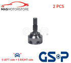 DRIVESHAFT CV JOINT KIT PAIR WHEEL SIDE GSP 810028 2PCS P NEW OE REPLACEMENT