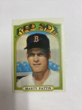 1972 Topps Baseball Marty Pattin Boston Red Sox Card #144