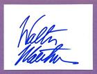 Legendary Actor Walter Matthau Authentic Cut Signature on 3"x4" Glossy Card A