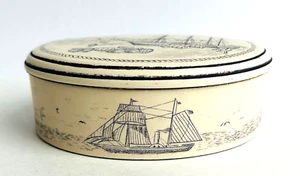 Etched Stone Men’s Trinket Box Cargo Shipping Art 10, Nautical Man Cave - Picture 1 of 4