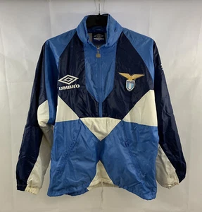 Lazio 1/2 Zip Training Football Jacket 1990/92 Adults Small Umbro G126 - Picture 1 of 4