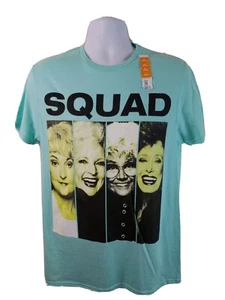 Offizielles neu mit Etikett Betty White Golden Girls Squad aquablaues T-Shirt Größe M - Bild 1 von 8