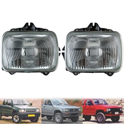 1 Pair Headlight Lamp With Frame For Toyota Hilux LN106 LN107 LN166 LN85 - Image 1 of 4