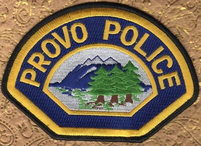 Provo Utah Police Shoulder Patch  **** FREE SHIPPING !!! Guaranteed Authentic !! - Image 1 of 2