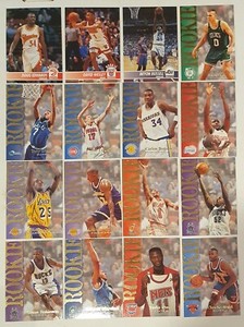 25lot RC 1994-95 NBA Hoops Trading Cards Eddie Jones Glenn Robinson Rookies...