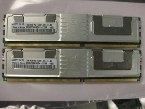 4GB SAMSUNG ( 2GB  x 2 ) M395T5663QZ4-CE66 2Rx8 PC2-5300F Server Memory - Picture 1 of 8