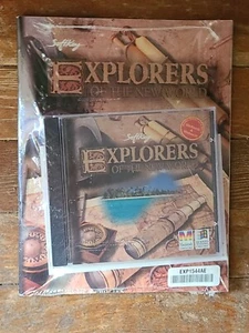 Explorers of the New World Mac & Windows 95 NEW in Original Shrinkwrap Book + CD - Picture 1 of 2