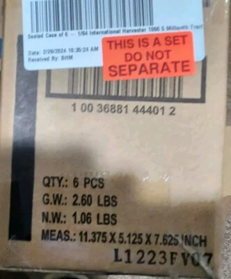 1066 International Harvester  1/64 Tractor - 50th Anniversary (6 Unopened Boxes) - Image 1 of 4