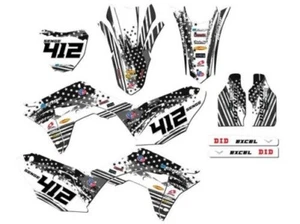 2018 CRF 250 R MERICA Grey Senge Graphics Kit Compatible with Honda - Picture 1 of 10