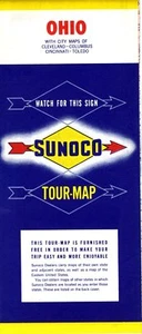 1955 Sunoco Road Map: Ohio NOS - Picture 1 of 1