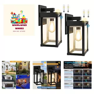 Solar Wall Lights Outdoor with 3 Lighting Modes & Motion Sensor, Solar Porch ... - Picture 1 of 9