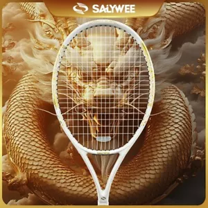 Carbon Fiber Offensive Tennis Racket, Golden-Dragon, Hot Stamping, 50~60lbs - Picture 1 of 12