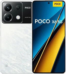 Xiaomi POCO X6 Smartphone 256GB / 12GB RAM Dual-SIM Weiß Android NEU & OVP - Zdjęcie 1 z 6