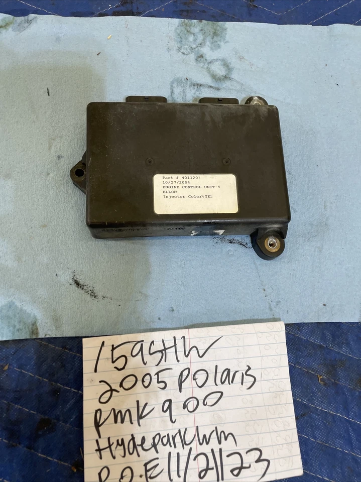 2005 Polaris Rmk 900 Ecu 4011201 Cdi Yellow 159 - Image 1 of 4