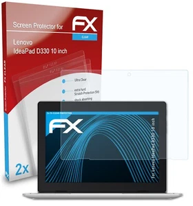 atFoliX 2x Screen Protector for Lenovo IdeaPad D330 10 inch clear - Picture 1 of 8