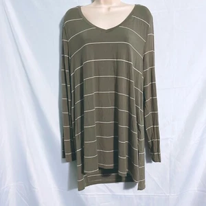 Top a rayas verde inmersión talla L - Imagen 1 de 3