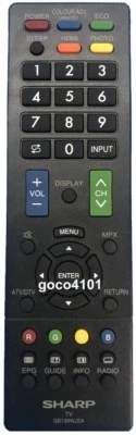 GB139WJSA GENUINE ORIGINAL SHARP TV REMOTE CONTROL LC32LE360X LC40LE360X NEW - Image 1 of 2