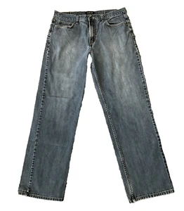 Claiborne Jeans Herren Blau 36x33 (36 x 34 Etikett) Denim Faded Straight Hose Vintage - Bild 1 von 16