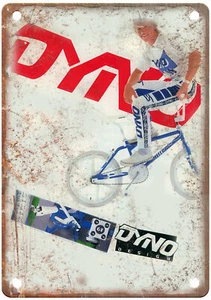 Old School BMX 1986 DYNO Vintage Magazine Ad Reproduction Metal Sign B974 - Picture 1 of 1