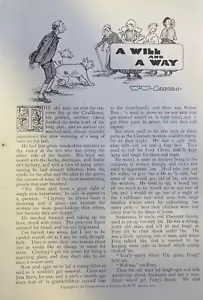 1901 W W Jacobs Kurzgeschichte Ein Wille und ein Weg - Bild 1 von 4