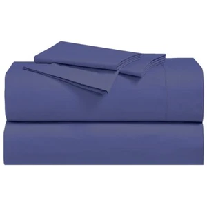 Breathable Crispy Soft Percale 100% Cotton Percale Pillowcases - Set Of Tow - Picture 1 of 10