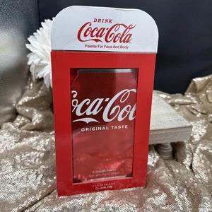 GLAMLITE X COCA-COLA 8 Shade PALETTE LIMITED EDITION NEW In Box For Body & Face - Picture 1 of 8