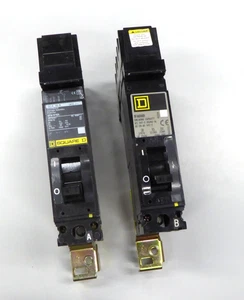 Square D SFA1016A SFA1016B 16 Amp Single Pole 240V AC I Line Panelboard MCCB 16A - Picture 1 of 9