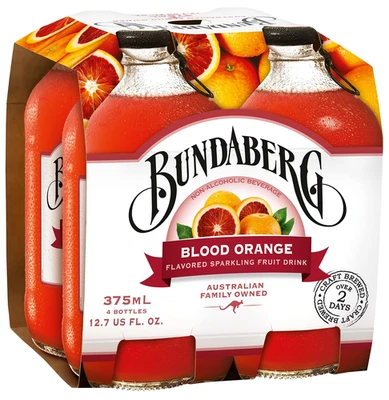 Sparking Fruit Drink Blood Orange 12.7 fl oz 4 Count - Image 1 of 4