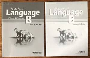 Abeka Gods Gift of Language B Third Edition Quizzes and Tests and Quiz Test Key - Picture 1 of 21