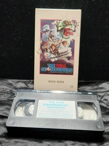 The Real Ghostbusters Knock Knock VHS Cartoon 1984 Tested and Working - Imagen 1 de 8